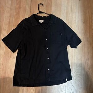 Men's Black Short Sleeve Shirt